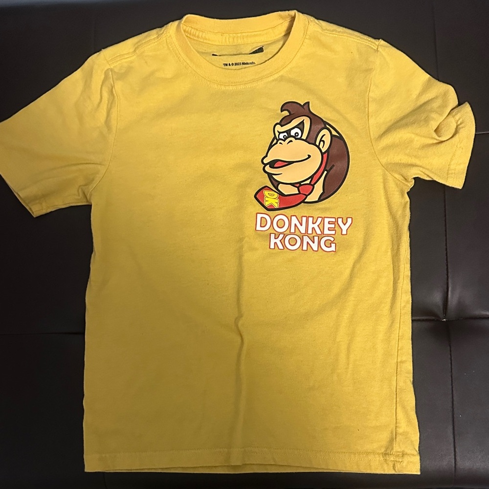 Yellow Donkey Kong Graphic T-Shirt
